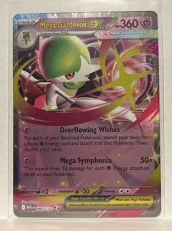 MEGA EVOLUTIONS Mega Gardevoir ex 60/132 Double Rare English Pokemon TCG - Image 1
