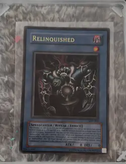 Yu-Gi-Oh Card - SDP-001- RELINQUISHED (ultra rare holo) - Image 1
