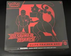 Pokemon TCG Destined Rivals ETB Elite Trainer Box Sealed - Image 1
