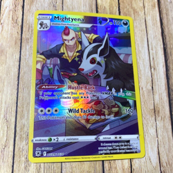 Mightyena Trainer Gallery TG09/TG30 Ultra Rare Holofoil Pokemon Astral Radiance - Image 1