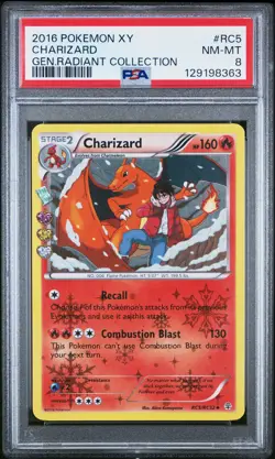 PSA 9 Charizard Gen.Radiant Collection Pokemon Xy Generations Radiant Collection - Image 1