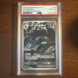 Pokemon 2024 SFA En-Shrouded Fable Houndoom IR PSA 10 GEM MT - Image 1