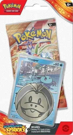 Pokemon TCG Surging Sparks 3 Pack Blister - Zapdos & 2 Checklane Blisters Bundle - Image 3