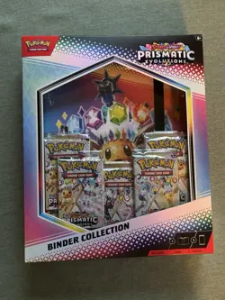 Pokemon TCG Prismatic Evolutions Binder Collection - Sealed w/ 5 Booster Packs - - Image 1