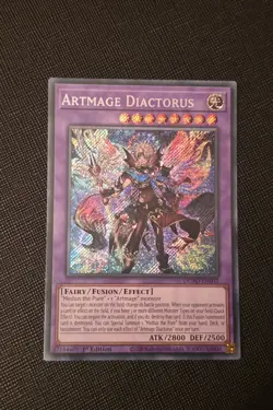 YGO Artmage Diactorus Secret Rare 1st Ed EURO NM Duelist's Advance DUAD-EN032 - Image 1