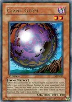 Yugioh! MP Giant Germ - MRL-085 - Rare - Unlimited Edition Moderately Played, En - Image 1