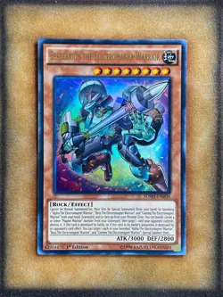 Yugioh Berserkion the Electromagna Warrior SDMY-EN004 Ultra Rare 1st Ed LP - Image 1