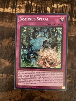 Yu-Gi-Oh Doom Of Dimensions 1st Edition Dominos Spiral Super Rare Dood-En079 - Image 1