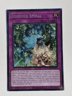 Yu-Gi-Oh! TCG Dominos Spiral DOOD-EN079 Secret Rare NM - Image 1