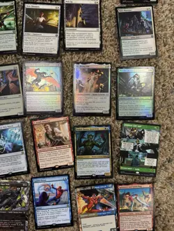 Magic The Gathering Marvel's Spider-Man 161 Card Lot NM - All Unique - Image 4