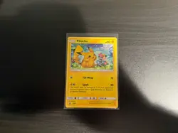 Pokemon Pikachu TCG Holo Promo Card SM86 NM/LP - Image 1
