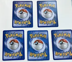 Set of 5 Unown Pokemon Cards- Non Holo (2007, 2008, 2010) - Image 2