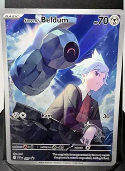 Pokemon Steven's Beldum SVP 207 Rival Battle Deck Black Star Promo Card NM - Image 1
