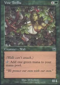 MTG magic cards 1x Vine Trellis - Foil Mercadian Masques NM-Mint, English - Image 1