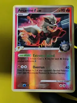 Pokemon Card: Arcanine REVERSE HOLO 15/147 Platinum Supreme Victors Set Rare! - Image 1