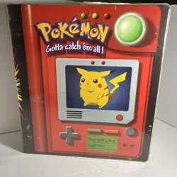 1999 Vintage New Old Stock Original Pokemon 3 Ring Binders- No Cards Or Pages - Image 1