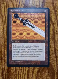 MTG Sword of the Ages Legends Reserved List Card (ITALIAN) NM - Image 1