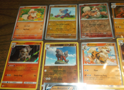 POKEMON 13 CARD EVOLUTION TYPE CHARACTER LOT GROWLITHE/ARCANINE, NO DUPES - Image 2