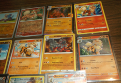 POKEMON 13 CARD EVOLUTION TYPE CHARACTER LOT GROWLITHE/ARCANINE, NO DUPES - Image 3