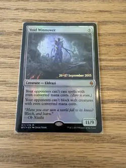 MTG Void Winnower Prerelease Foil Promo Card NM MTG Battle For Zendikar - Image 3