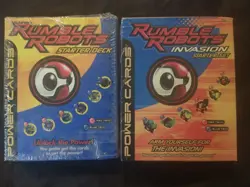 Rumble Robots Starter Deck & Invasion Set Power Card Boxes New and Sealed - Image 1