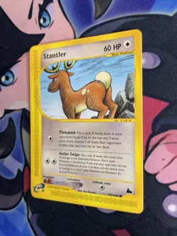 Stantler Skyridge 102/144 Vintage WOTC era E-Reader Pokemon Card - Nm - Image 3