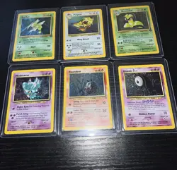 Vintage Pokemon TCG Cards Rare Holo Lot Promo WOTC Era x6 - Neo & Jungle Cards - Image 1