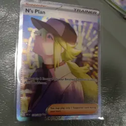 N’s Plan 170/086 SAR Black Bolt (Ns) Pokemon TCG Card - Image 1