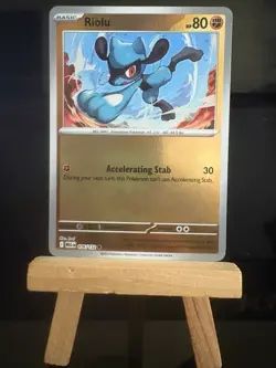 RIOLU - 76/132 Mega Evolution - NM - Reverse Holo Common - Pokemon TCG Card - Image 1