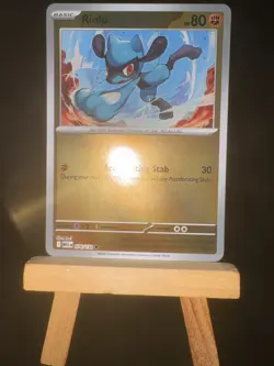 RIOLU - 76/132 Mega Evolution - NM - Reverse Holo Common - Pokemon TCG Card - Image 4