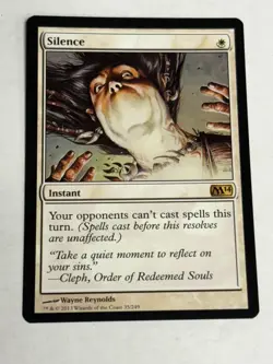 Magic The Gathering MTG Silence Core Set 2014 (M14) Regular NM - Image 2