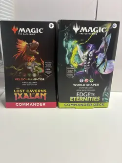 Veloci-Ramp-Tor And World Shaper Commander Decks Lot - New Sealed - Image 1