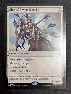 Sire of Seven Deaths Foundations MTG NM Regular - Image 1