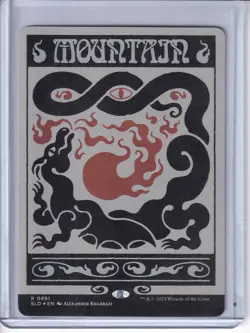 Mountain (0891) (Rainbow Foil) [Secret Lair Drop Series] Foil Near Mint 1x - Image 1