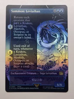 Summon: Leviathan (Borderless) Final Fantasy Foil - Image 1