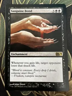 Sanguine Bond X1 Iconic Masters NM Condition See Pics Front Back - Image 1
