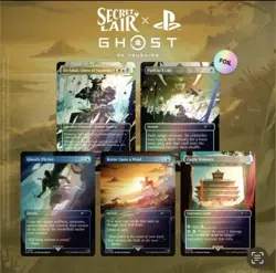 MTG Secret Lair Playstation Foil PRESALE Ghost of Tsushima SEALED! - Image 1