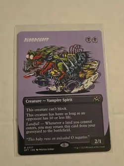 Bloodghast - BORDERLESS - Aetherdrift DFT - 0337 - MTG Magic - Image 1