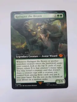 MTG Radagast the Brown (Extended Art) - Universes Beyond: Lord of the Rings 365 - Image 1