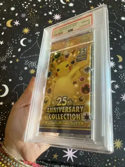 PSA 10 - 25TH ANNIVERSARY JAPANESE POKEMON BOOSTER PACK PIKACHU GRADED GEM MINT - Image 4