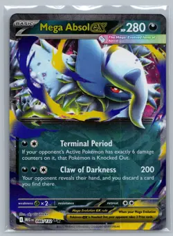 Mega Absol EX 086/132 Mega Evolutions Holo Rare NM Near Mint Pokemon TCG - Image 1