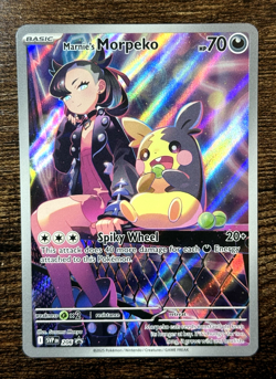 Pokemon TCG Marnie's Morpeko SVP 206 Rival Battle Deck Black Star Promo - Image 1