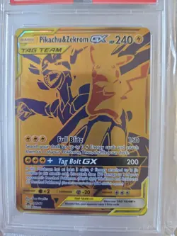 Pokemon Pikachu & Zekrom GX Tag Team 2021 P.M. # SM248 PSA GEM MINT 10 - Image 2