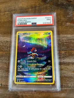 POKEMON 2023 Crown Zenith Full Art KELDEO #GG07 PSA 9 Mint RARE 2 - Image 1