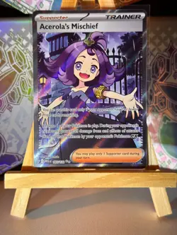 Acerola's Mischief 165/132 Pokemon Mega Evolution Full Art NM - Image 1