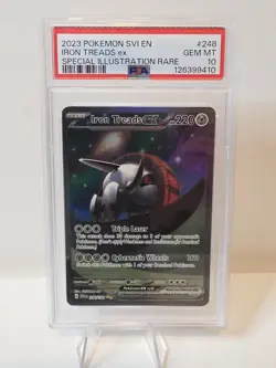 Iron Treads ex 248 Scarlet & Violet Special Illustration Rare Pokemon TCG PSA 10 - Image 1