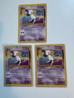 2000 Pokemon MEW #8 Non Holo BLACK STAR PROMO League Set Cards Lot Rare WotC NM - Image 1
