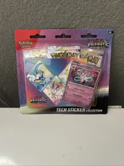 Pokemon SV8.5 Scarlet and Violet Prismatic Evolutions Tech Sticker Collection | - Image 1
