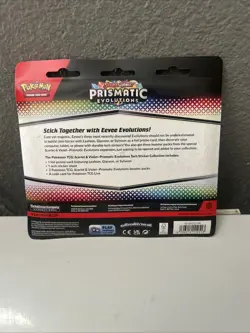 Pokemon SV8.5 Scarlet and Violet Prismatic Evolutions Tech Sticker Collection | - Image 2