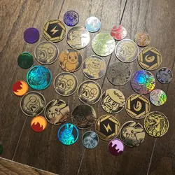 Pokemon Coin Lot of 150+ Collectible Coins - Image 1